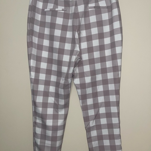 NWT Asos  Design Lavender & White Gingham Slim Suit Pants Women Size 10 US - Picture 9 of 10